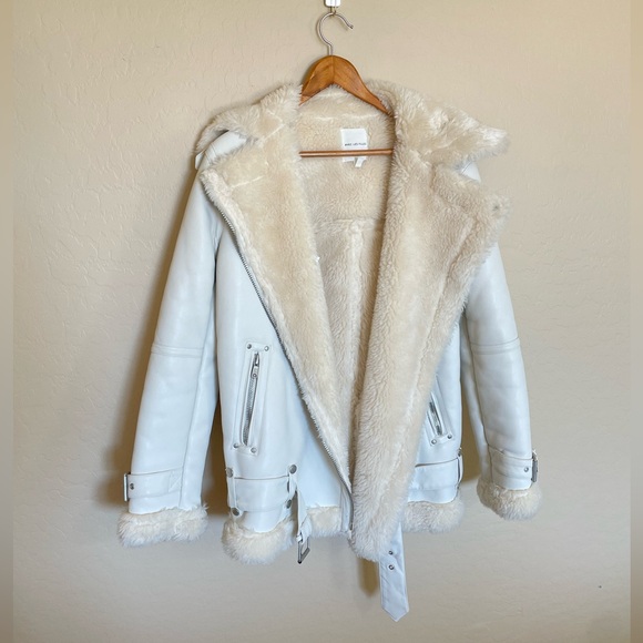 Avec Les Filles Oversized Moto Jacket Coat - Picture 3 of 13